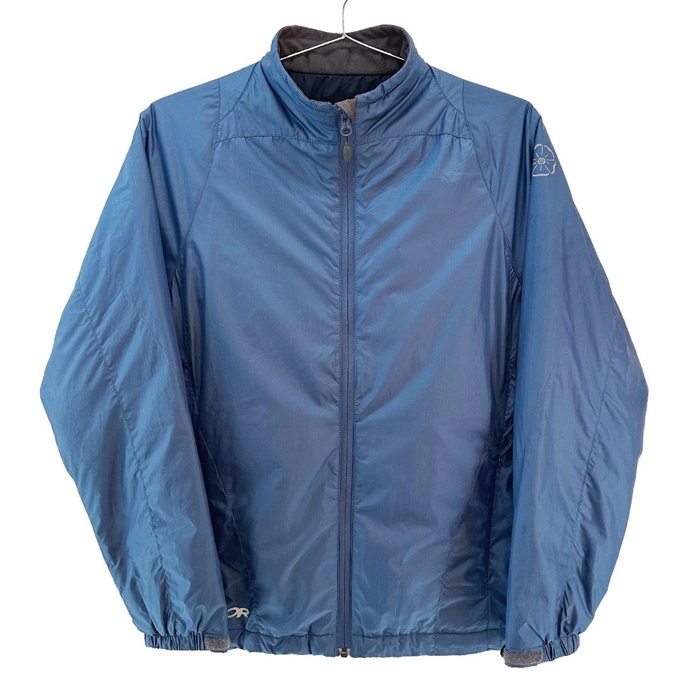 OUTDOOR RESEARCH Women's‎ Primaloft Full Zip Jacket • Medium • dusty blue